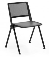 Reload Mesh Back 4 Leg Chair. Black Mesh Back With PP Seat. Black, Red, White, Green, Blue